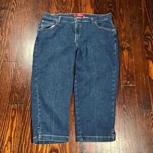 Levi's 36 Y2K Capri Jeans Blue Slim